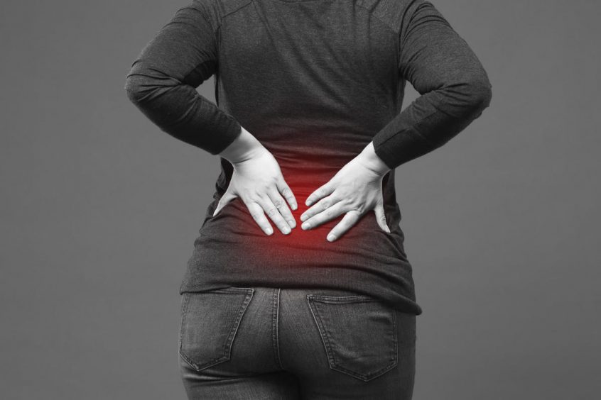 Location of Lower Back Pain in Most People